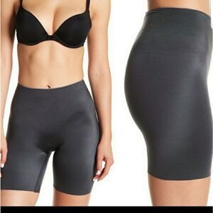 SPANX Simplicity Mid Thigh Shaper Short Black XL NWT